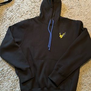 Quackity blue phoenix merch hoodie